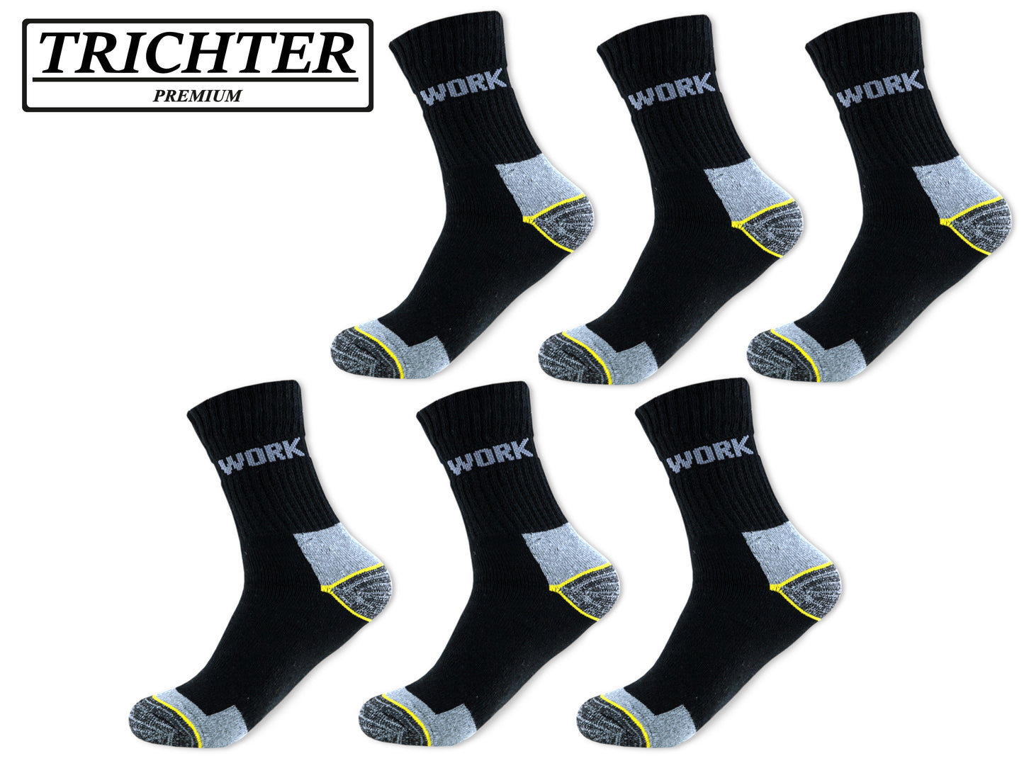 Arbeits-Socken Herren Funktionssocken Trekking-Socken Thermosocken Baumwolle mit Vollfrottee