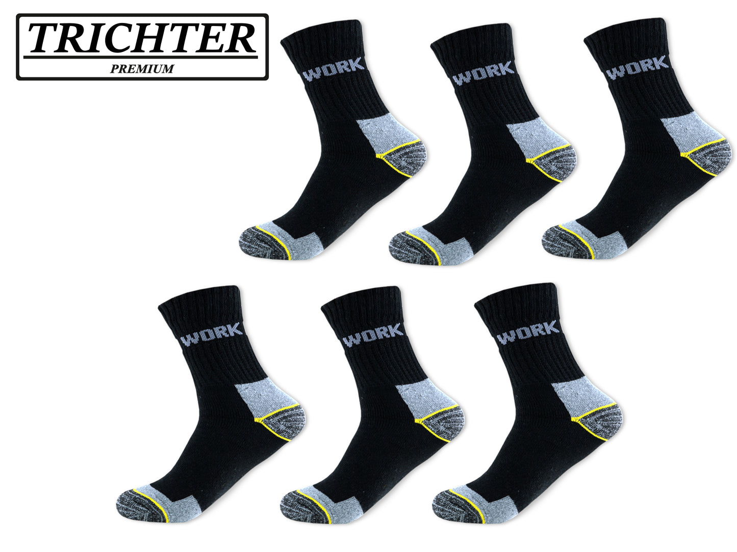 Arbeits-Socken Herren Funktionssocken Trekking-Socken Thermosocken Baumwolle mit Vollfrottee