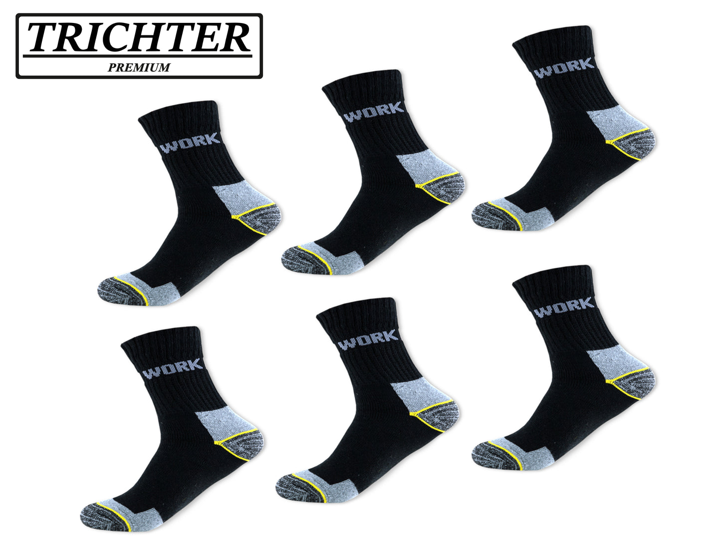 Arbeits-Socken Herren Funktionssocken Trekking-Socken Thermosocken Baumwolle mit Vollfrottee