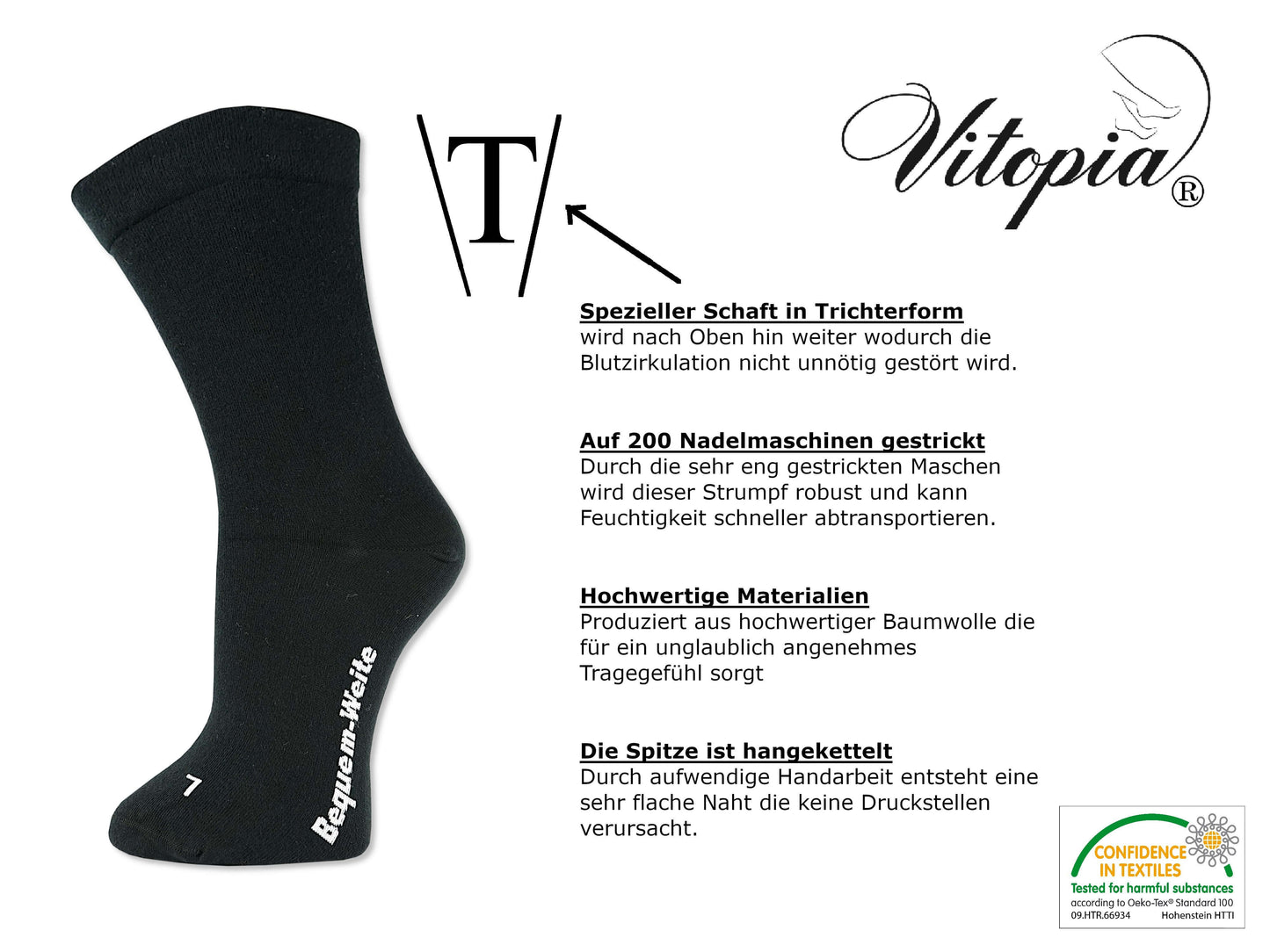 Diabetikersocken Gesundheitssocken ohne Gummi kein einschnüren Herren Damen Strümpfe ohne venenfreundlich Abdrücke extra weit
