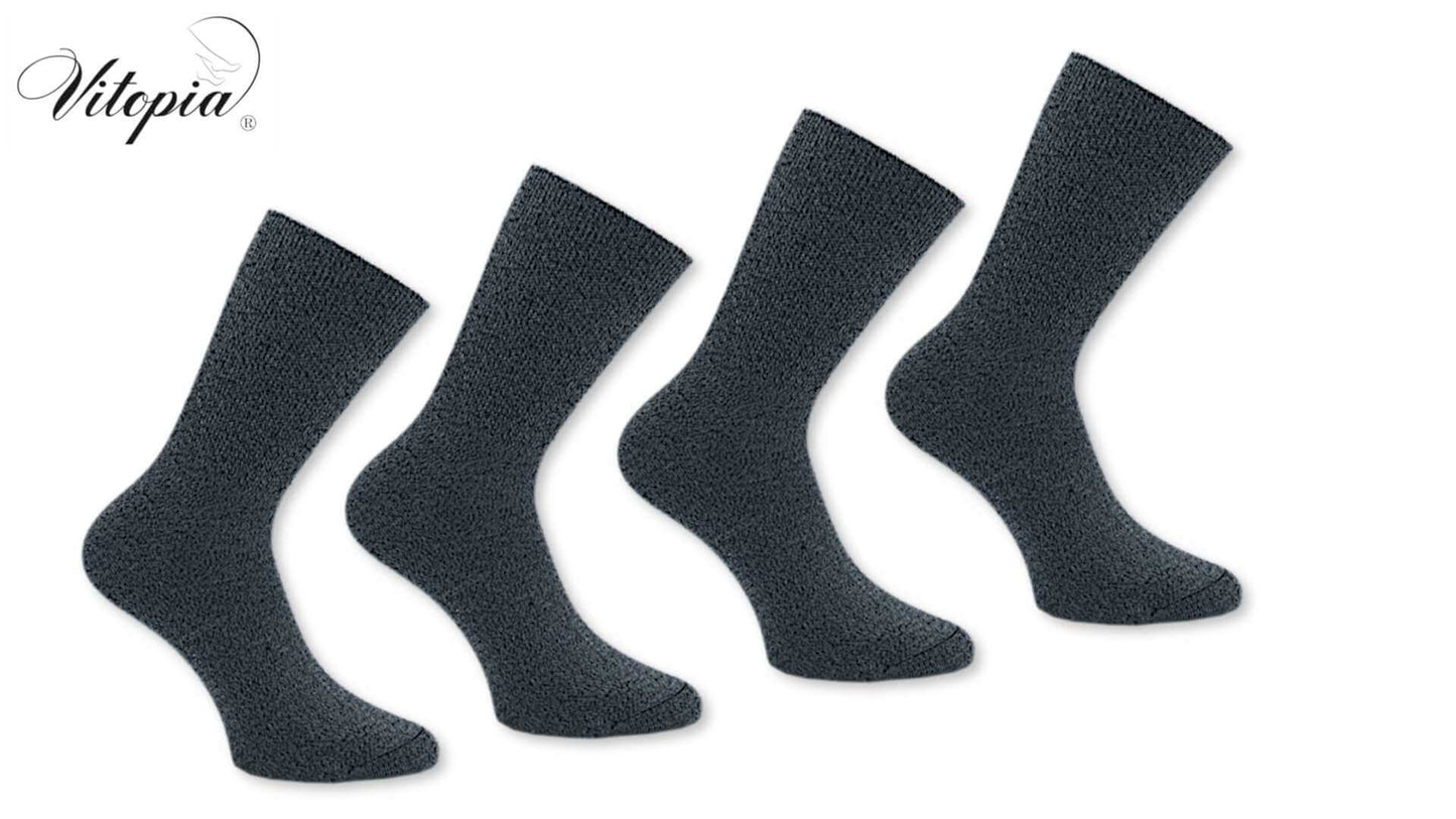 Diabetikersocken Gesundheitssocken ohne Gummi kein einschnüren Herren Strümpfe socken ohne venenfreundlich Abdrücke warm Thermo dick Winter