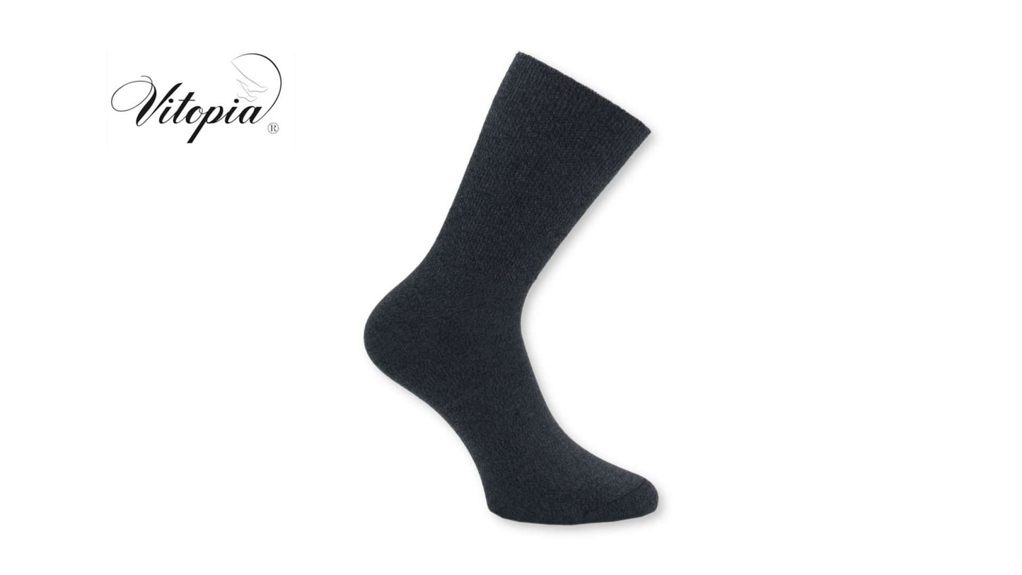 Diabetikersocken Gesundheitssocken ohne Gummi kein einschnüren Herren Strümpfe socken ohne venenfreundlich Abdrücke warm Thermo dick Winter