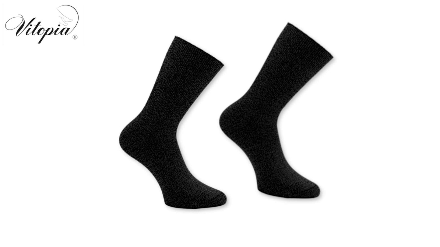 Diabetikersocken Gesundheitssocken ohne Gummi kein einschnüren Herren Strümpfe socken ohne venenfreundlich Abdrücke warm Thermo dick Winter