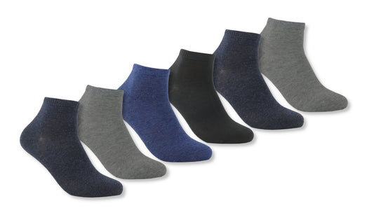 Trichter® 6 Paar Herren Kurzsocken Sneaker Socken aus Baumwolle - Herren Kurzsocken Kurzschaft - www.Socken-Center24.de