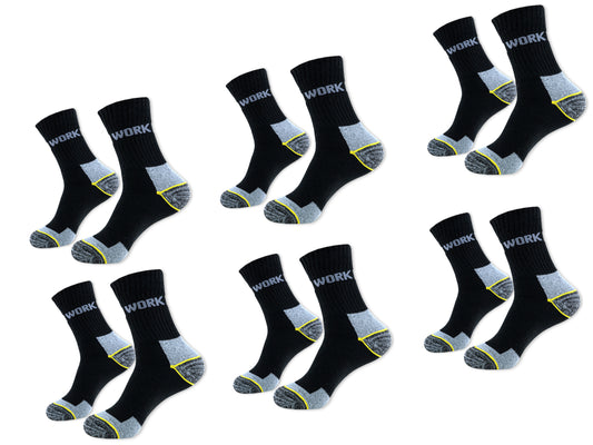 Arbeits-Socken Herren Funktionssocken Trekking-Socken Thermosocken Baumwolle mit Vollfrottee