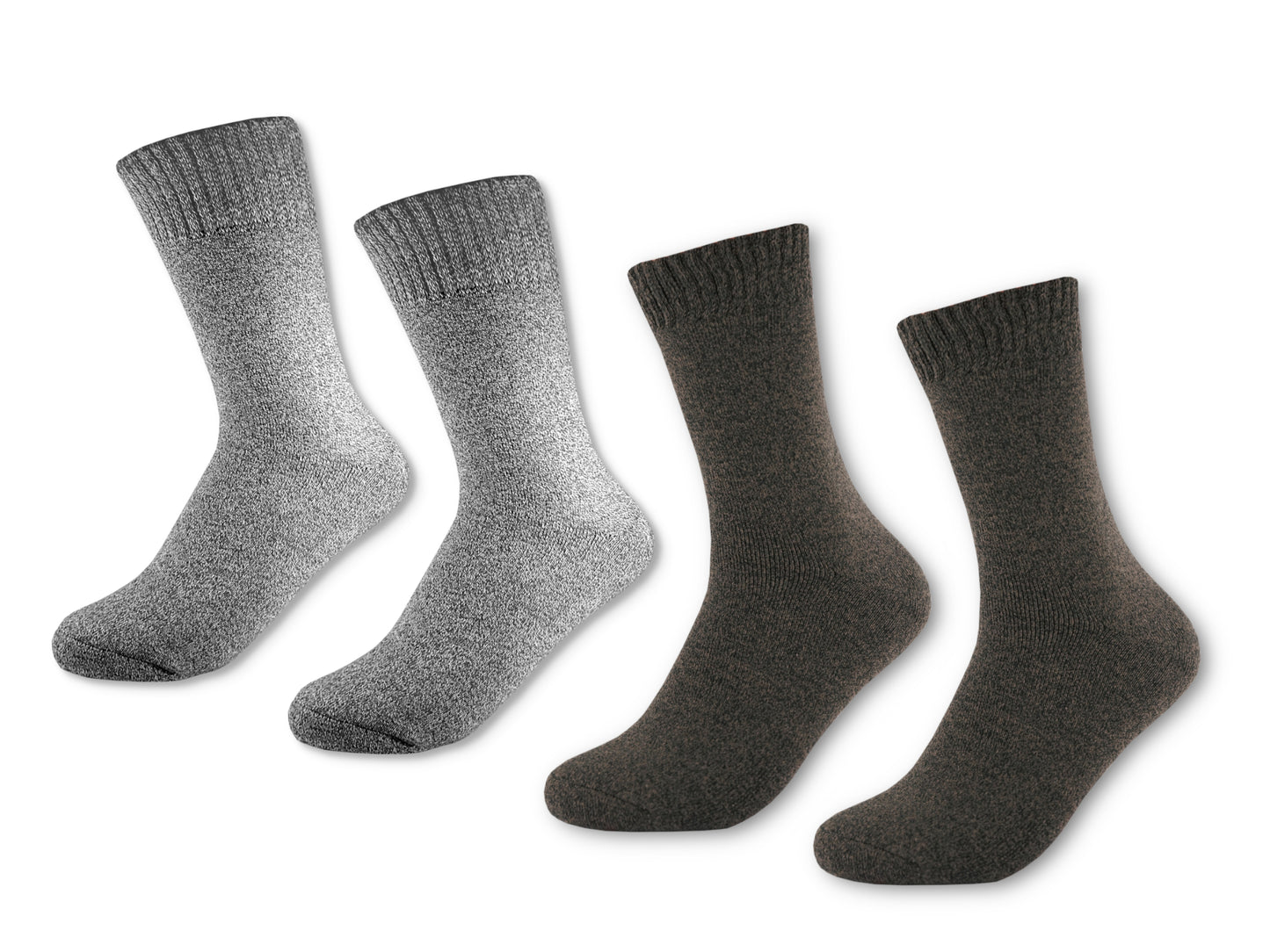Vitopia® Winter-Socken | 4 Paar | Herren | extra dick und warm | Baumwolle