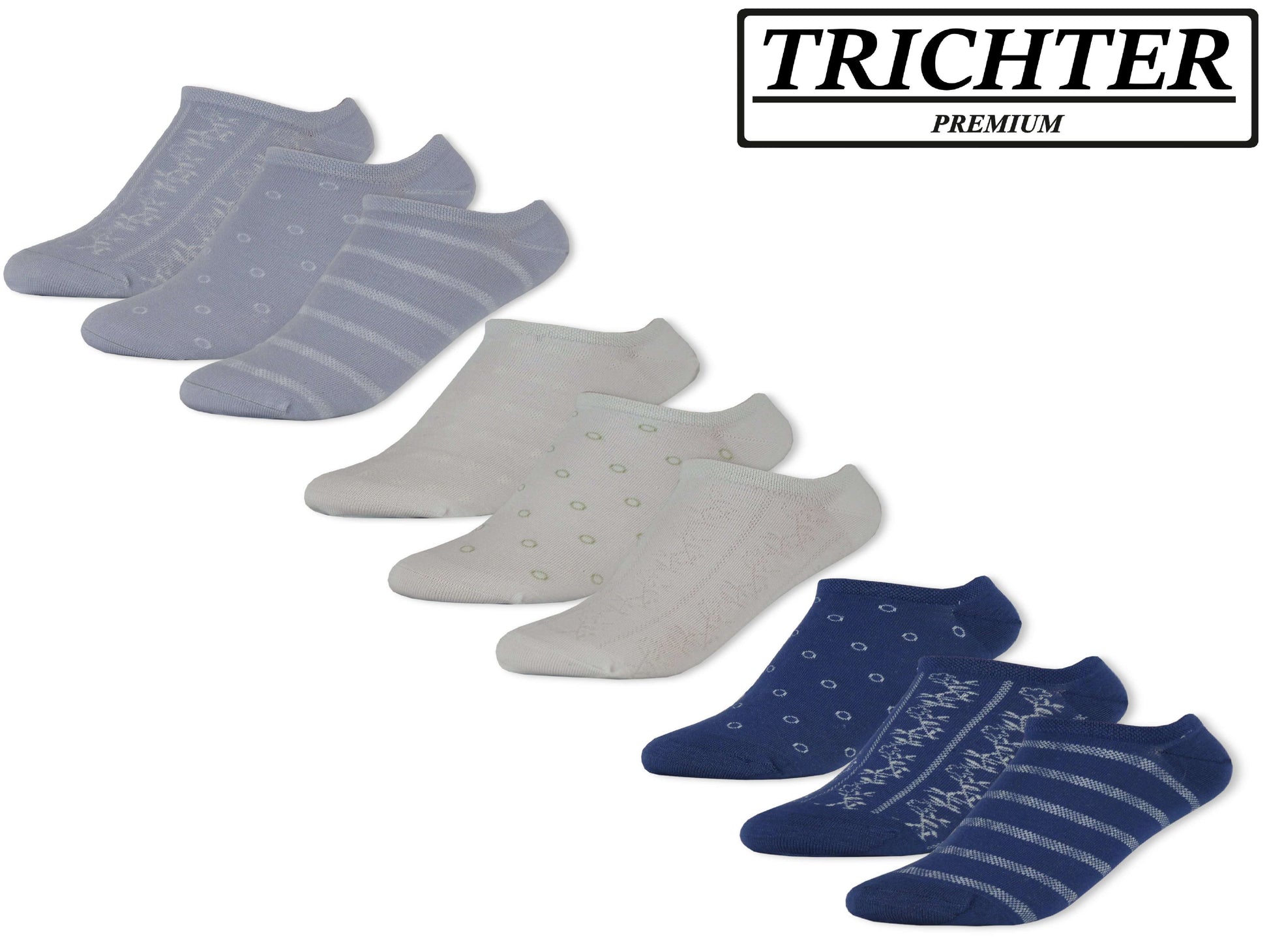 Sneaker-Socken Füßlinge Kurzsocken Damen Set Sport Arbeit Freizeit Funktion Bambus Sommer Leichte  trocken Joggen Büro Motiv