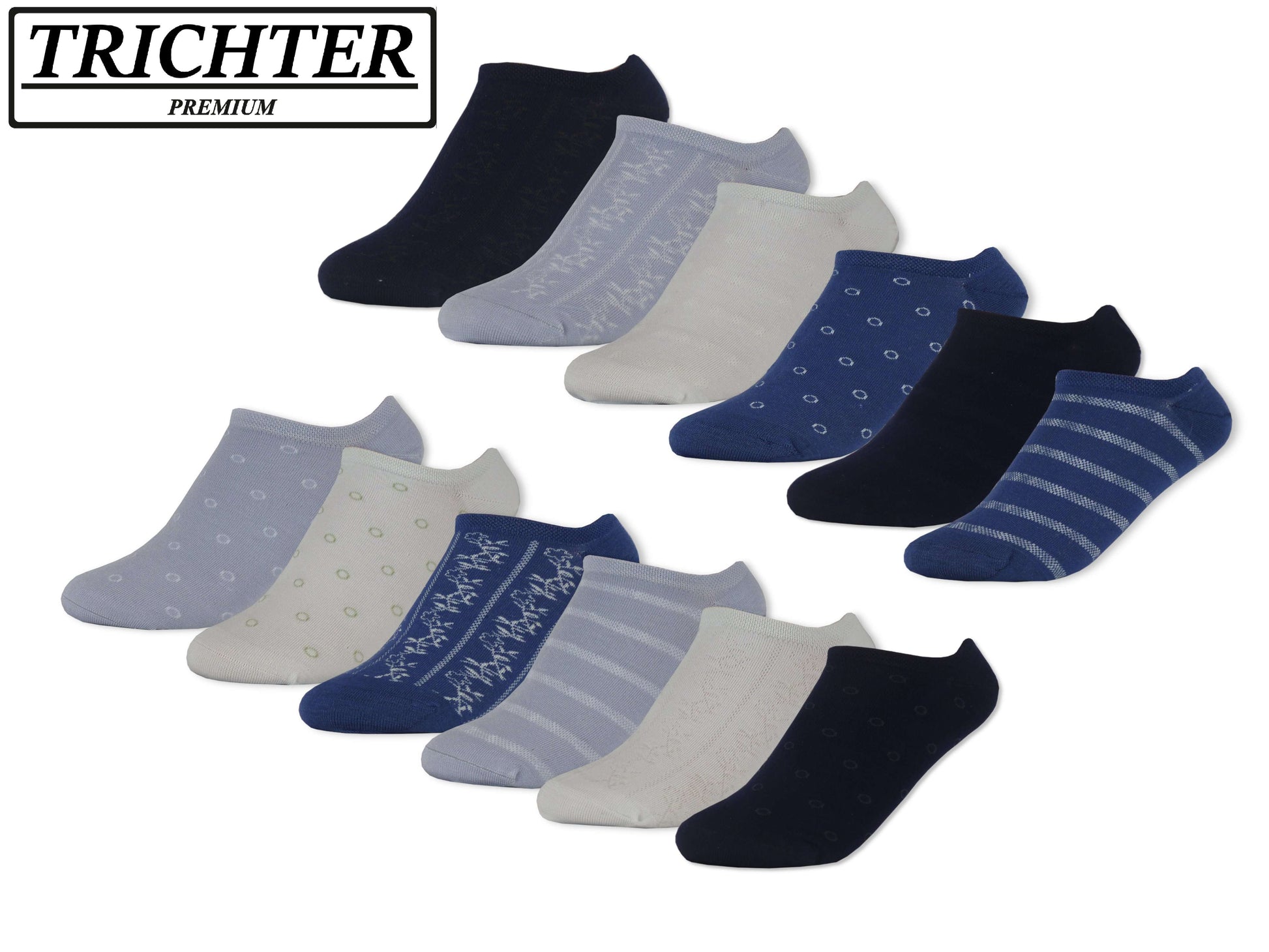 Sneaker-Socken Füßlinge Kurzsocken Damen Set Sport Arbeit Freizeit Funktion Bambus Sommer Leichte  trocken Joggen Büro Motiv