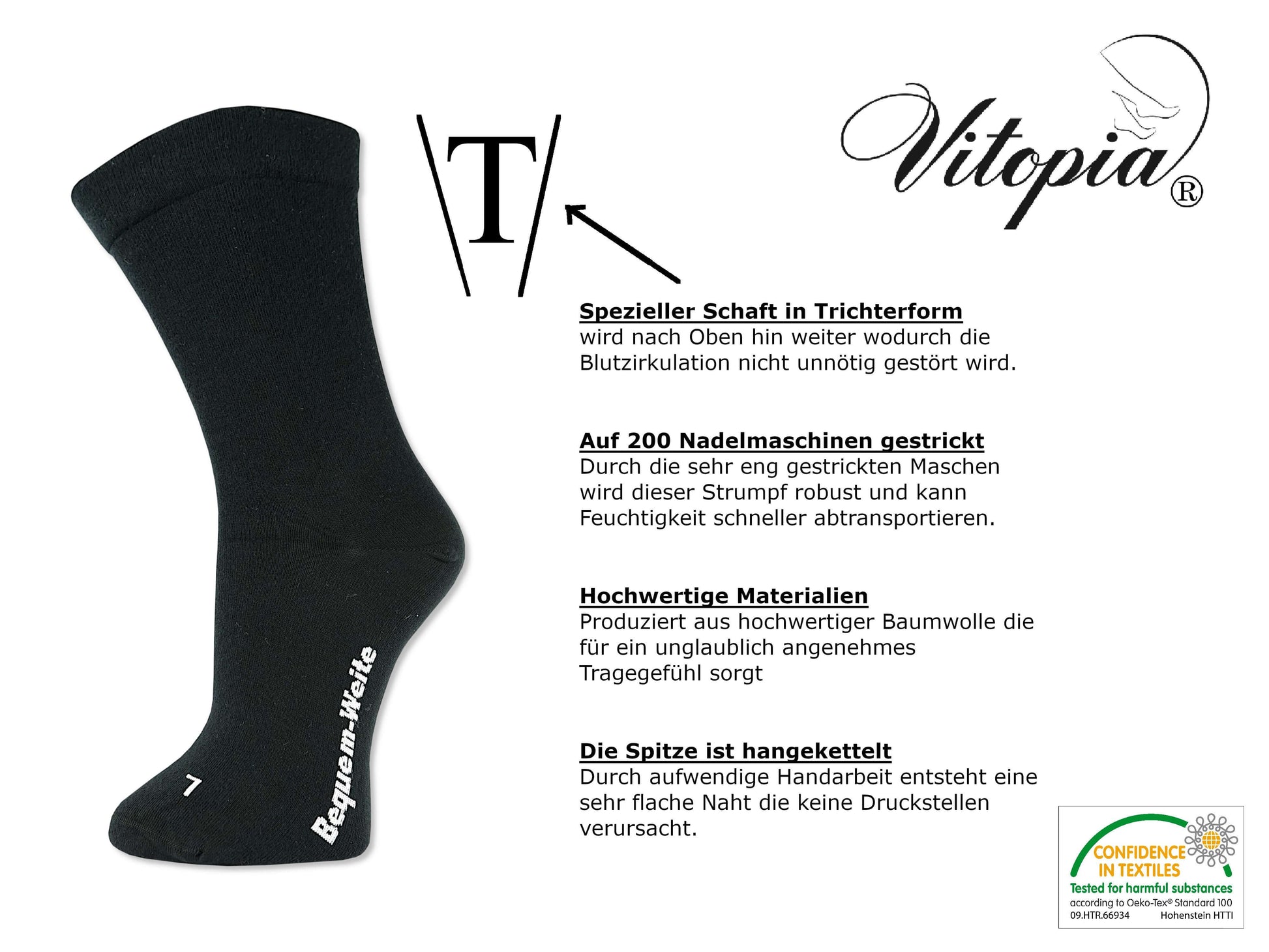 Diabetikersocken Gesundheitssocken ohne Gummi kein einschnüren Herren Damen Strümpfe ohne venenfreundlich Abdrücke extra weit